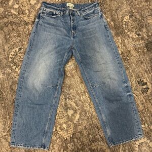 Madewell Darted Barrel Leg Jean